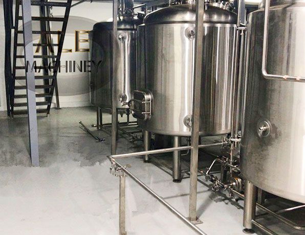 1200L brewery system for Oceanian customer
