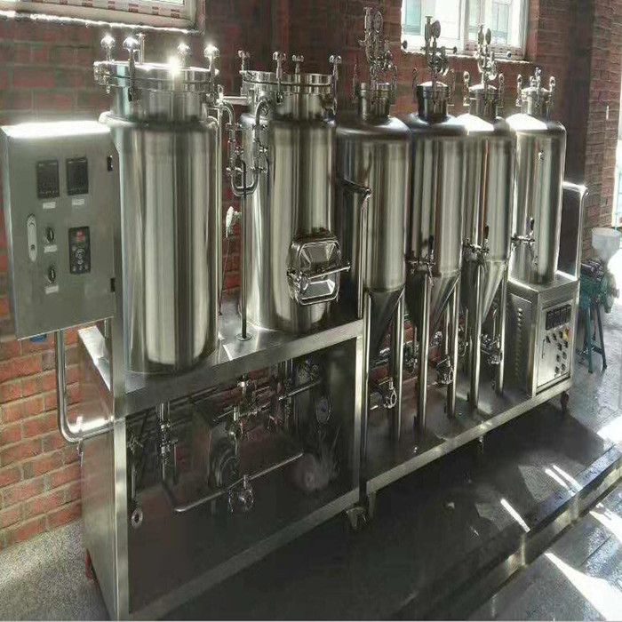 Two vessel brewhouse 100 liters brewery tank